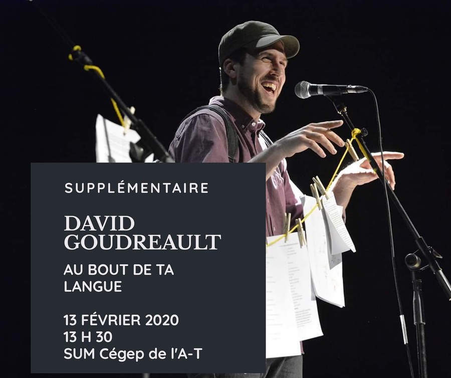 DAVID GOUDREAULT - AU BOUT DE TA LANGUE